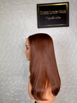 A-cut Bob unit (Dark root/Burgundy)