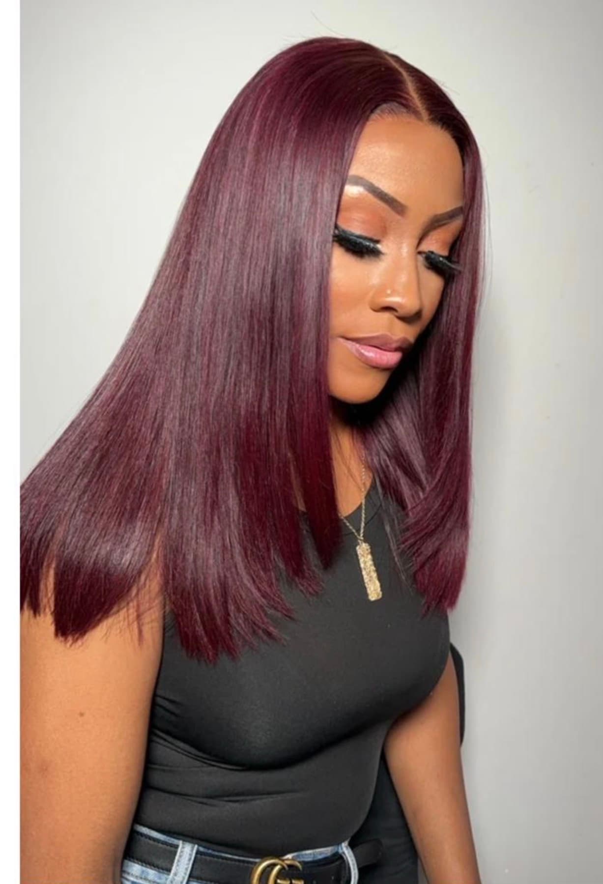 A-cut Bob (Burgundy), photo 1