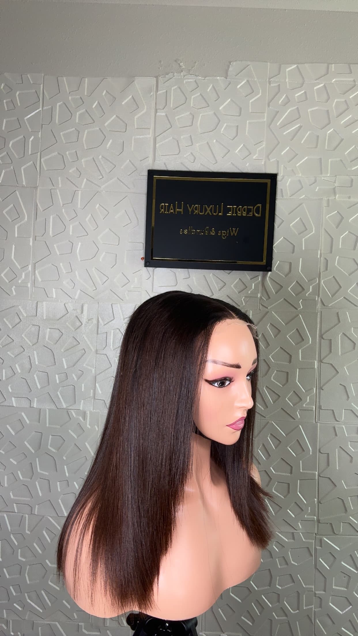A-cut Bob (Dark Brown) 16inches, photo 1