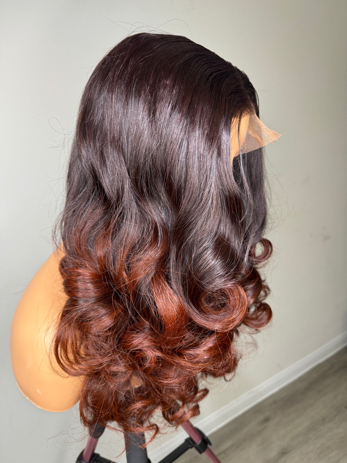 Ombré Gold Brown Bouncy Unit