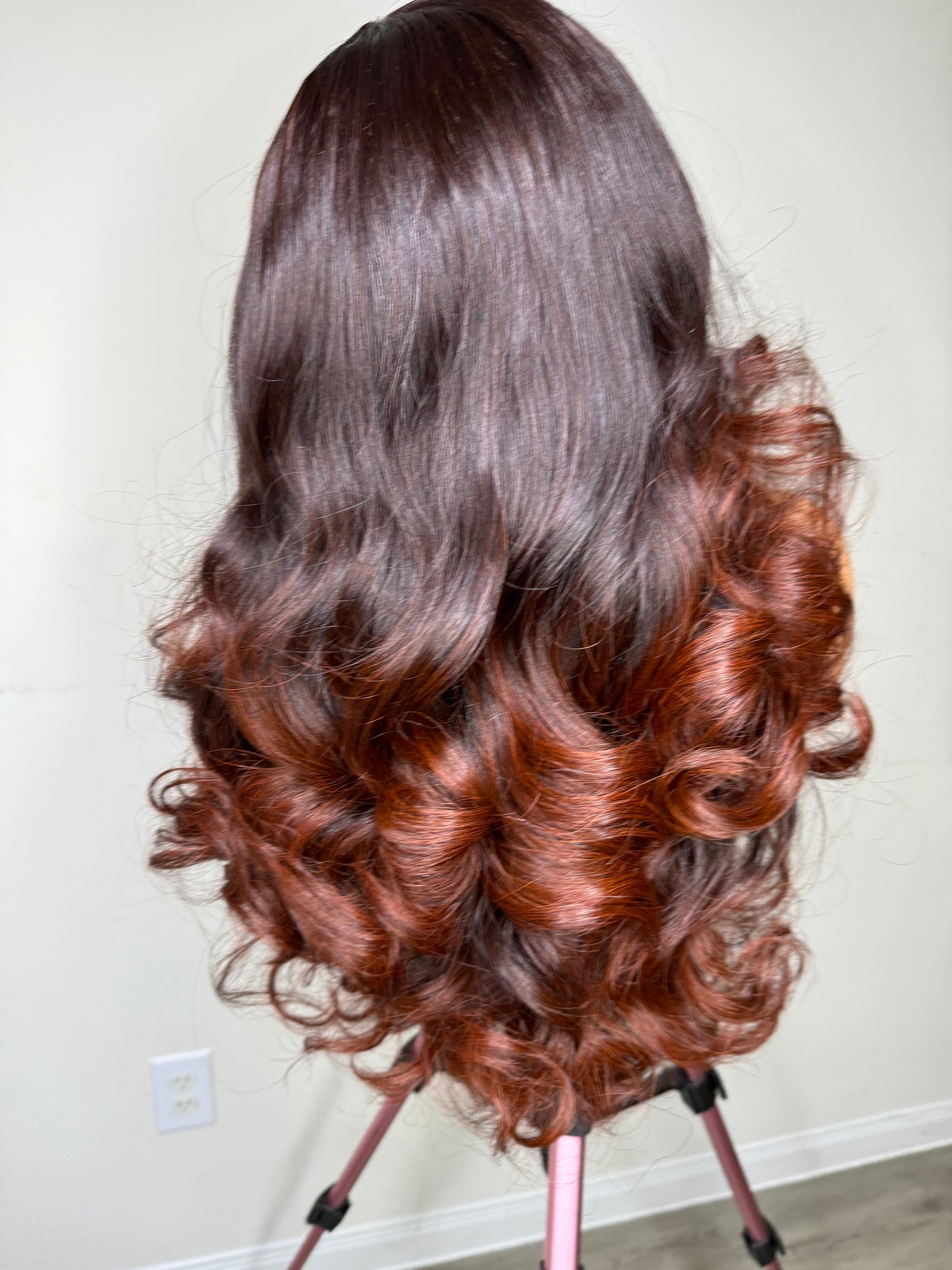 Ombré Gold Brown Bouncy Unit