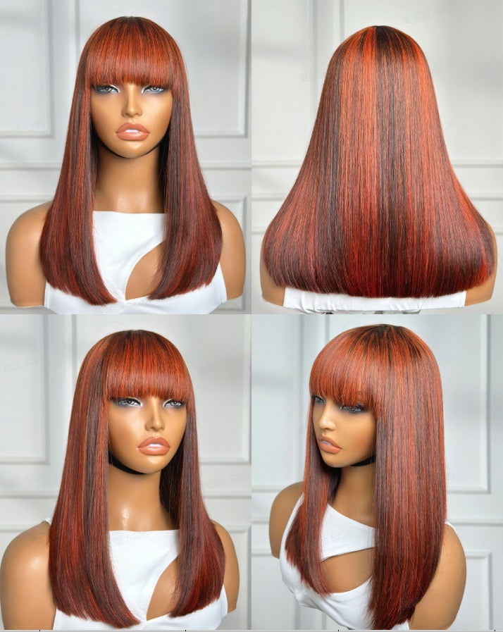 SDD Fringe color bob wig