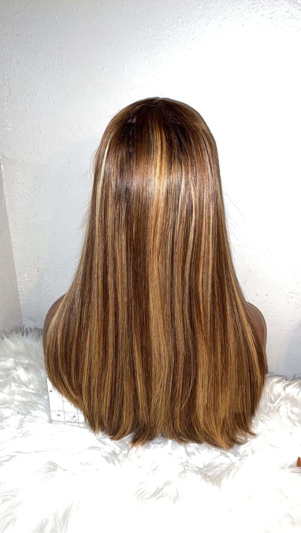 Piano Mixed Color BONE Straight Hair